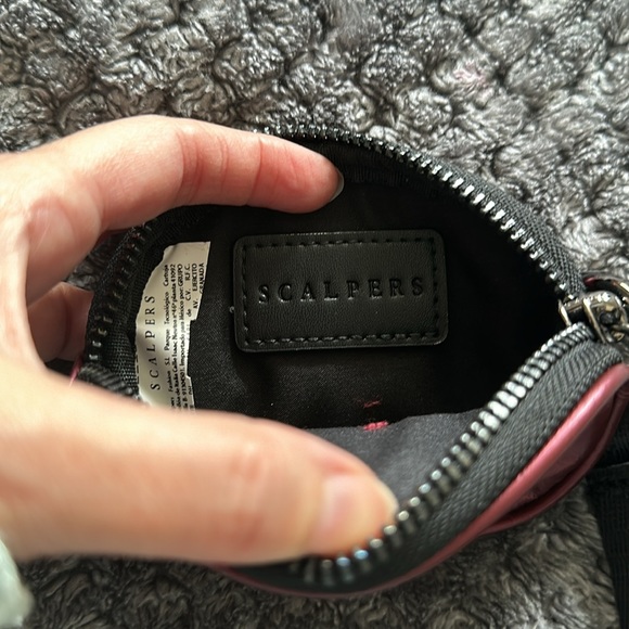 Mini purse. Brand Scalpers from Spain. Wine and black color.New without tags - Picture 3 of 3